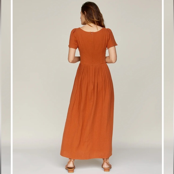 Christy Dawn Scarlett Dress in Rust - Picture 4 of 8